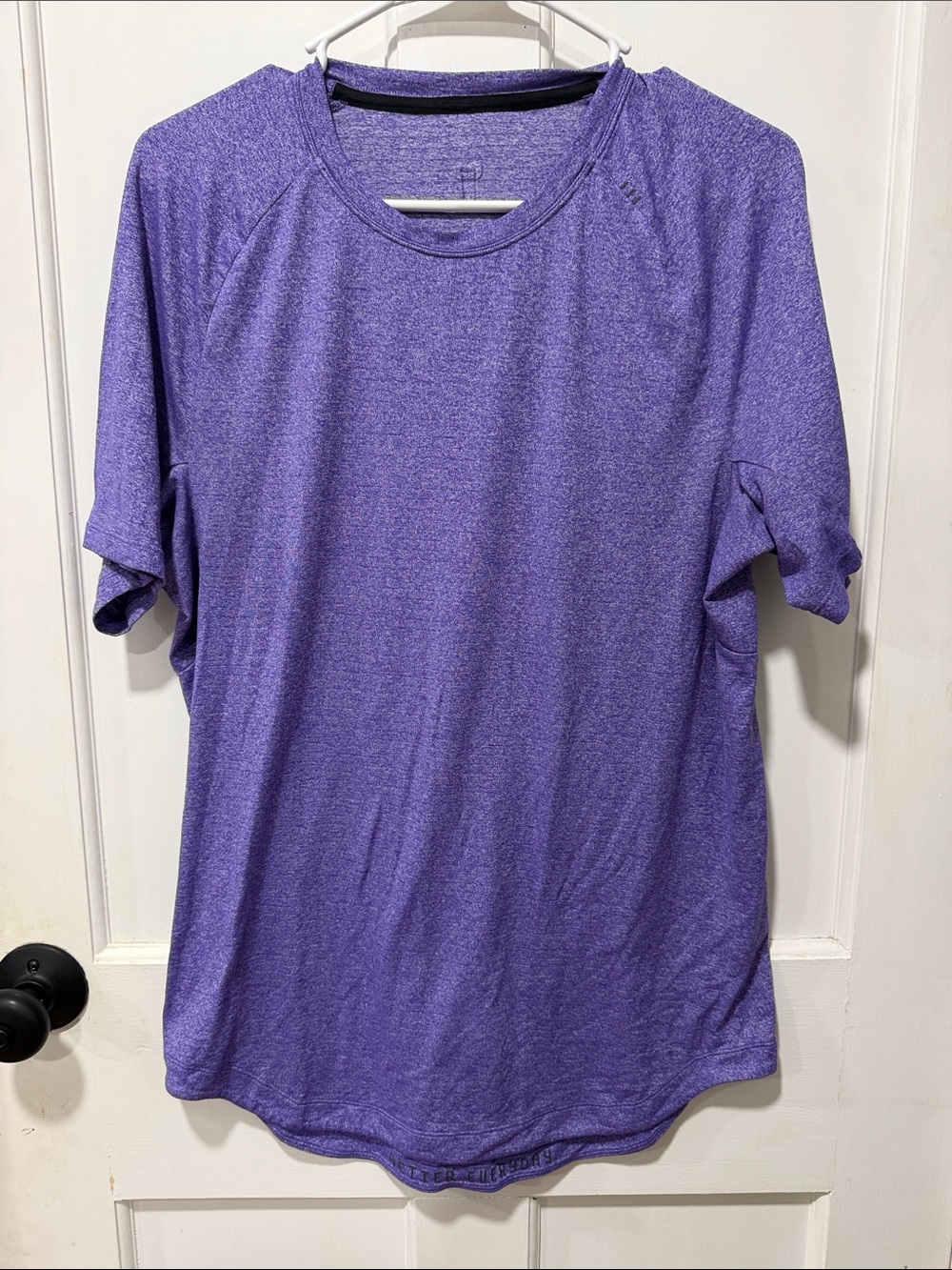 lululemon athletica Heathered Purple Short Sleeve Performance Tee